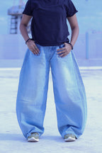 CLOUD FADE BARREL DENIM