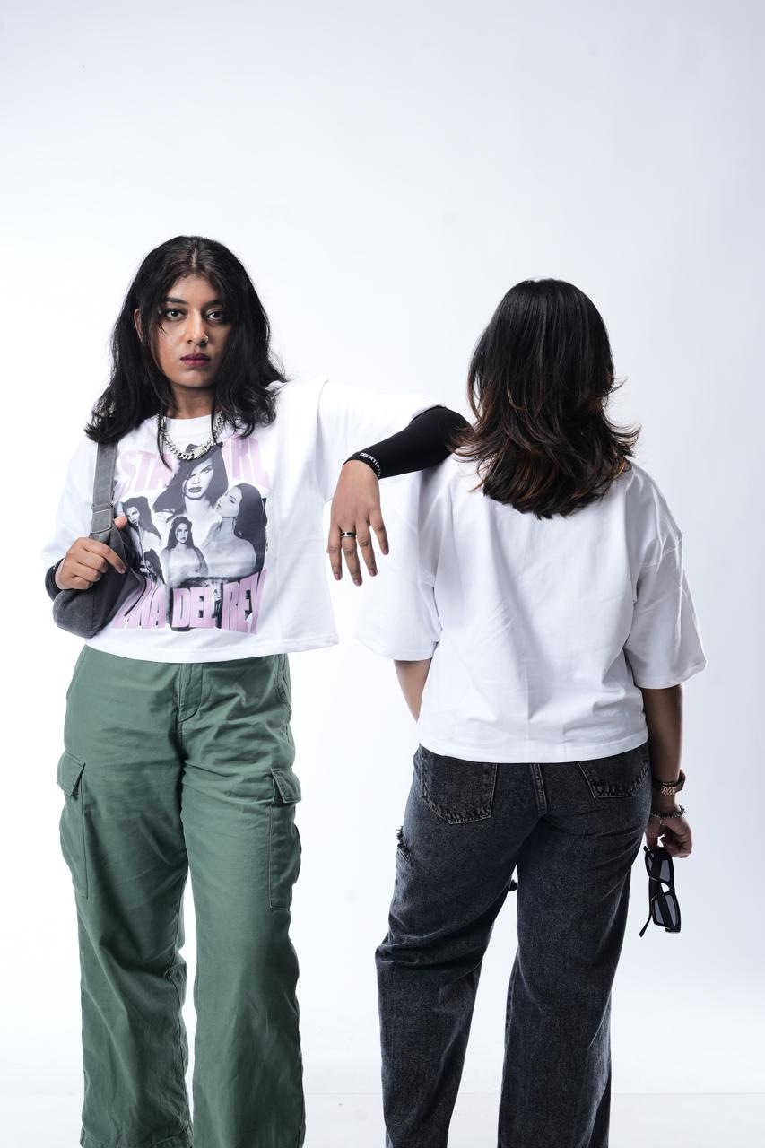 LANA DEL REY OVERSIZED CROP TOP