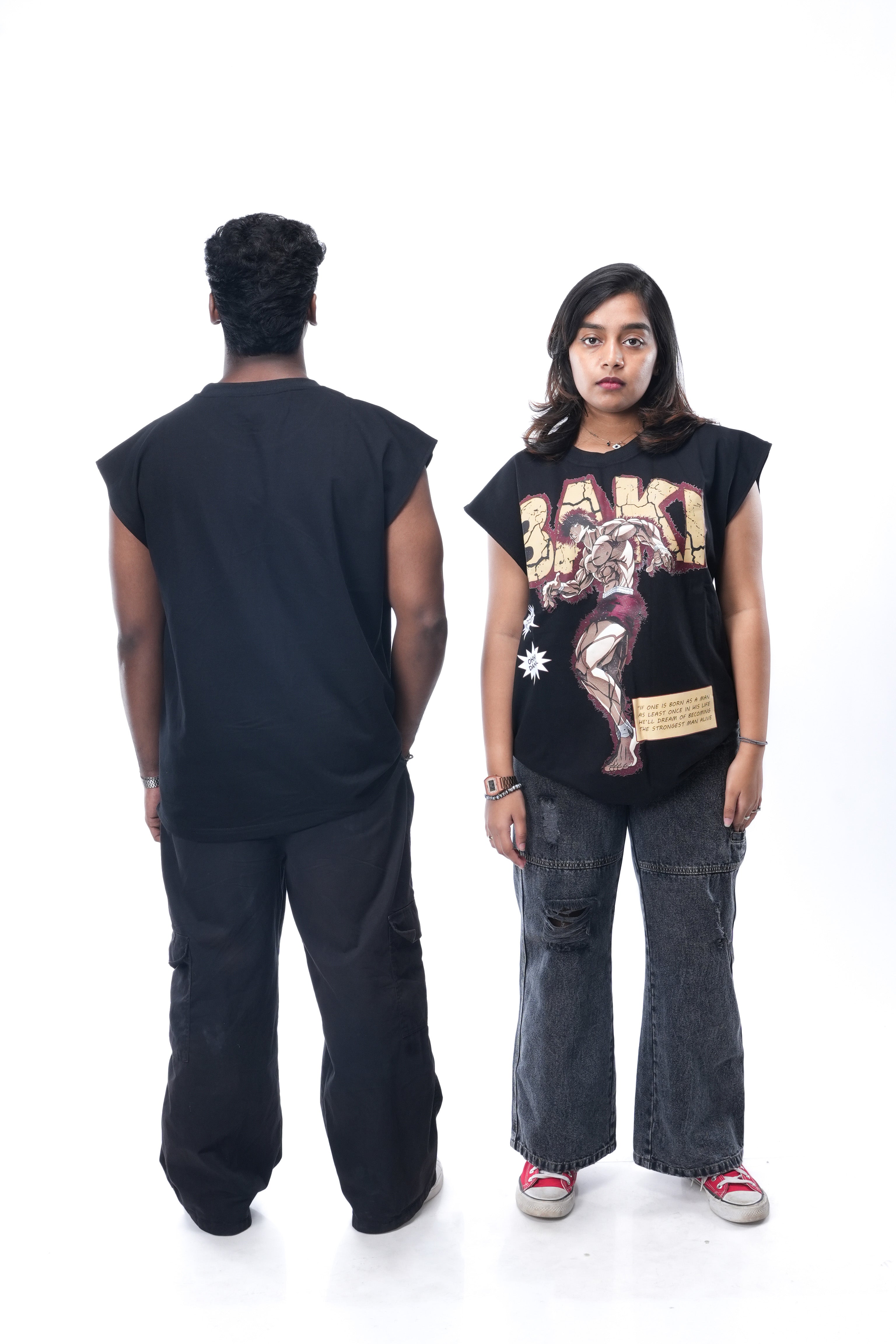 BAKI OVERSIZED SLEEVELESS TEE – Ohh Dank